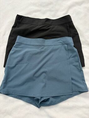 2-pack 32 degrees cool girls wrap front skorts